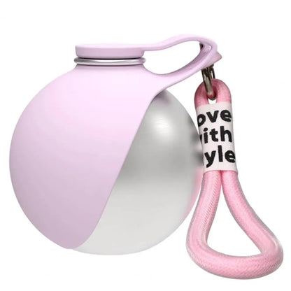Spherical Pet Water Bottle - Stainless Steel