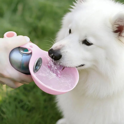 Spherical Pet Water Bottle - Stainless Steel