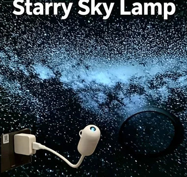 Galaxy Projector Night Lamp – Starry Sky Bedroom Atmosphere Light