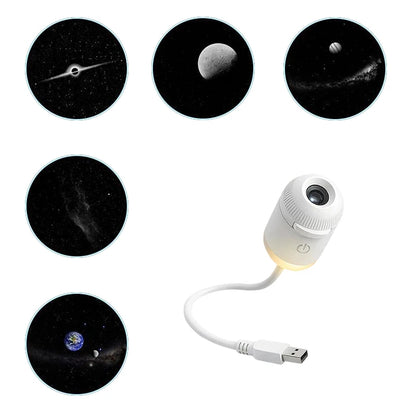 Galaxy Projector Night Lamp – Starry Sky Bedroom Atmosphere Light